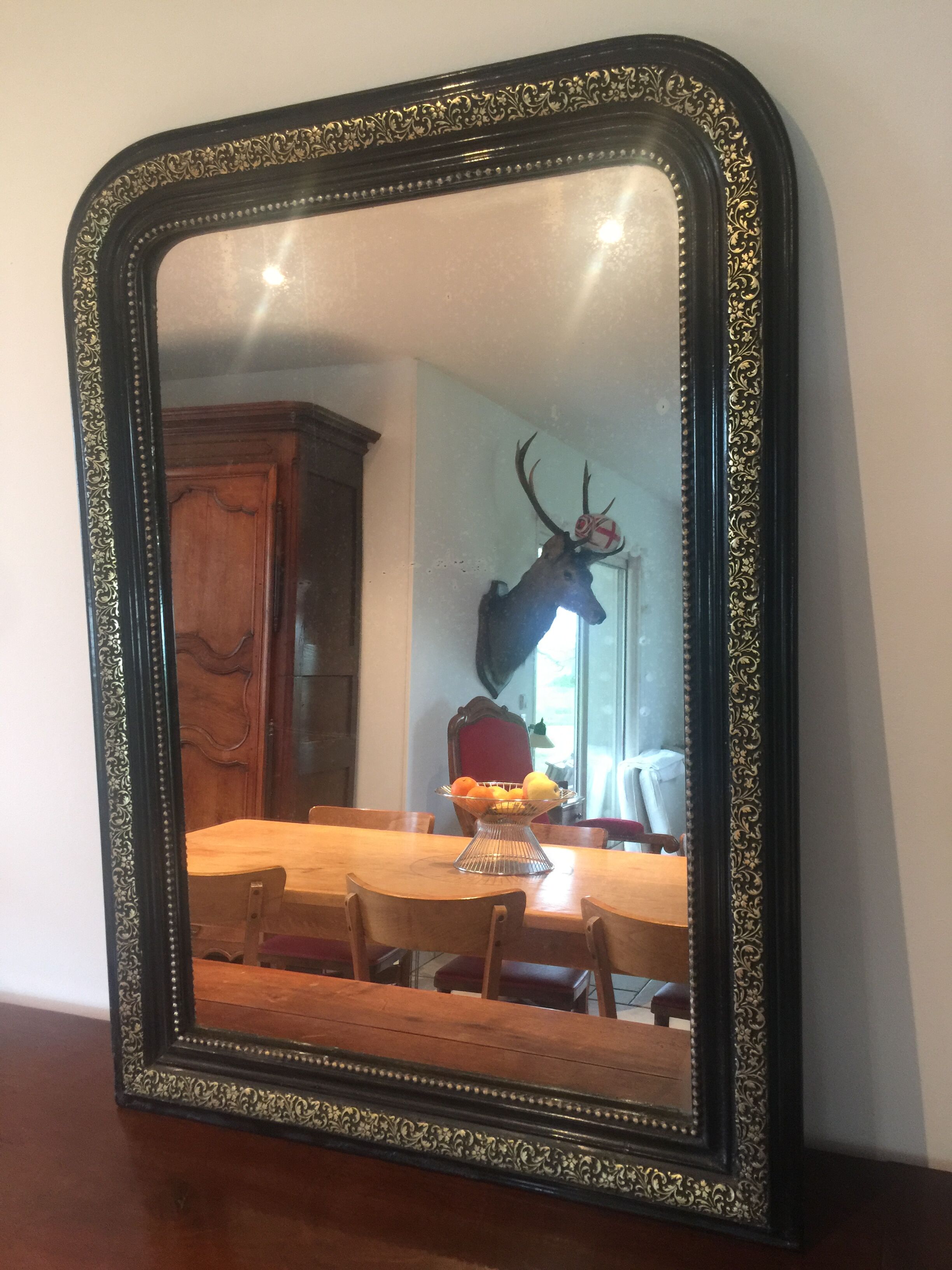 Louis Philippe mirror, Napoleon III, 63x87cm