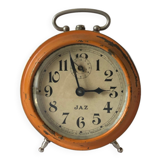Ancen vintage alarm clock JAZ, orange