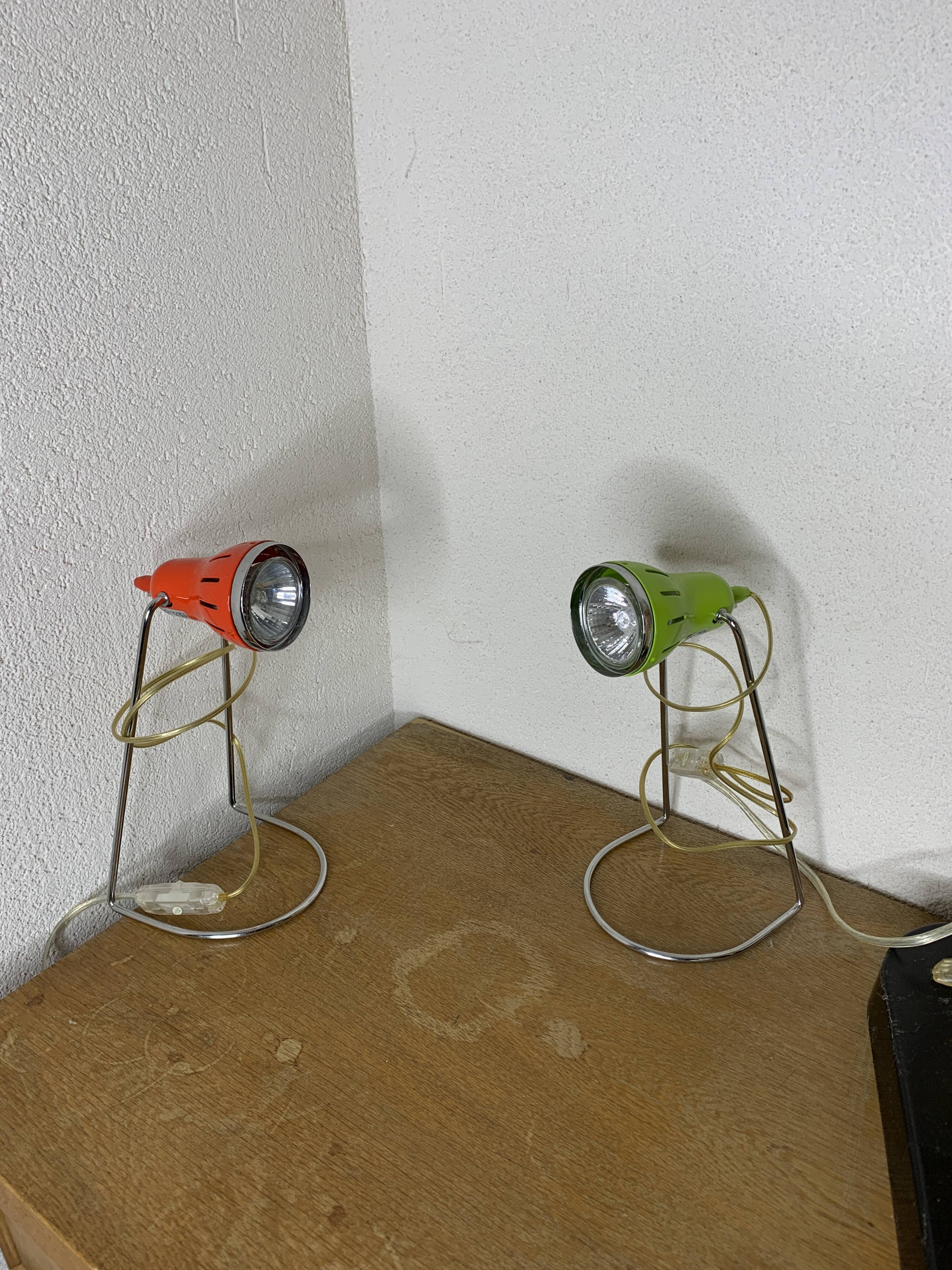 Pair of Brilliant spot lamps