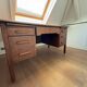 Antique desk Anbess oak secretaris vintage