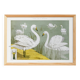 Poster “Wild Swan”, after an Art Nouveau lithograph from 1897