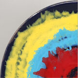 1970s Gorgeous Decorative Plated or Centerpiece by Frumento Spotorno. Made in Italy