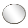 Miroir rond en métal chromé années 70 39cm