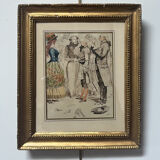 Edouard Detaille (1848-1912) Scène De Carnaval, Aquarelle Signée