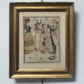 Edouard Detaille (1848-1912) Carnival Scene, Signed Watercolour