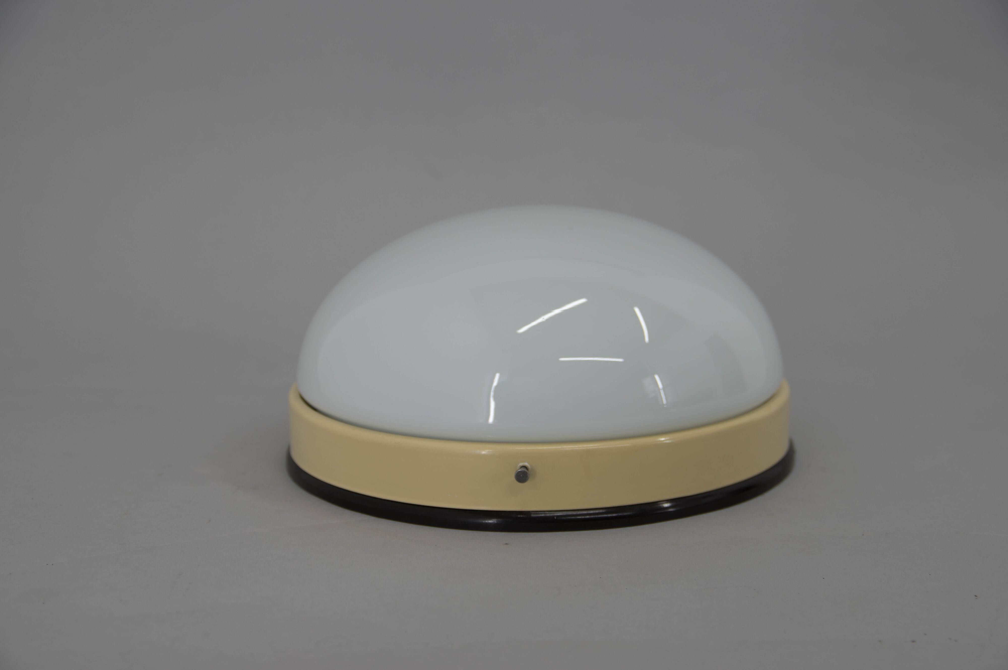 Bauhaus Flush Mounts or Wall Lamps, 1940, Restored, Up to 13 Items