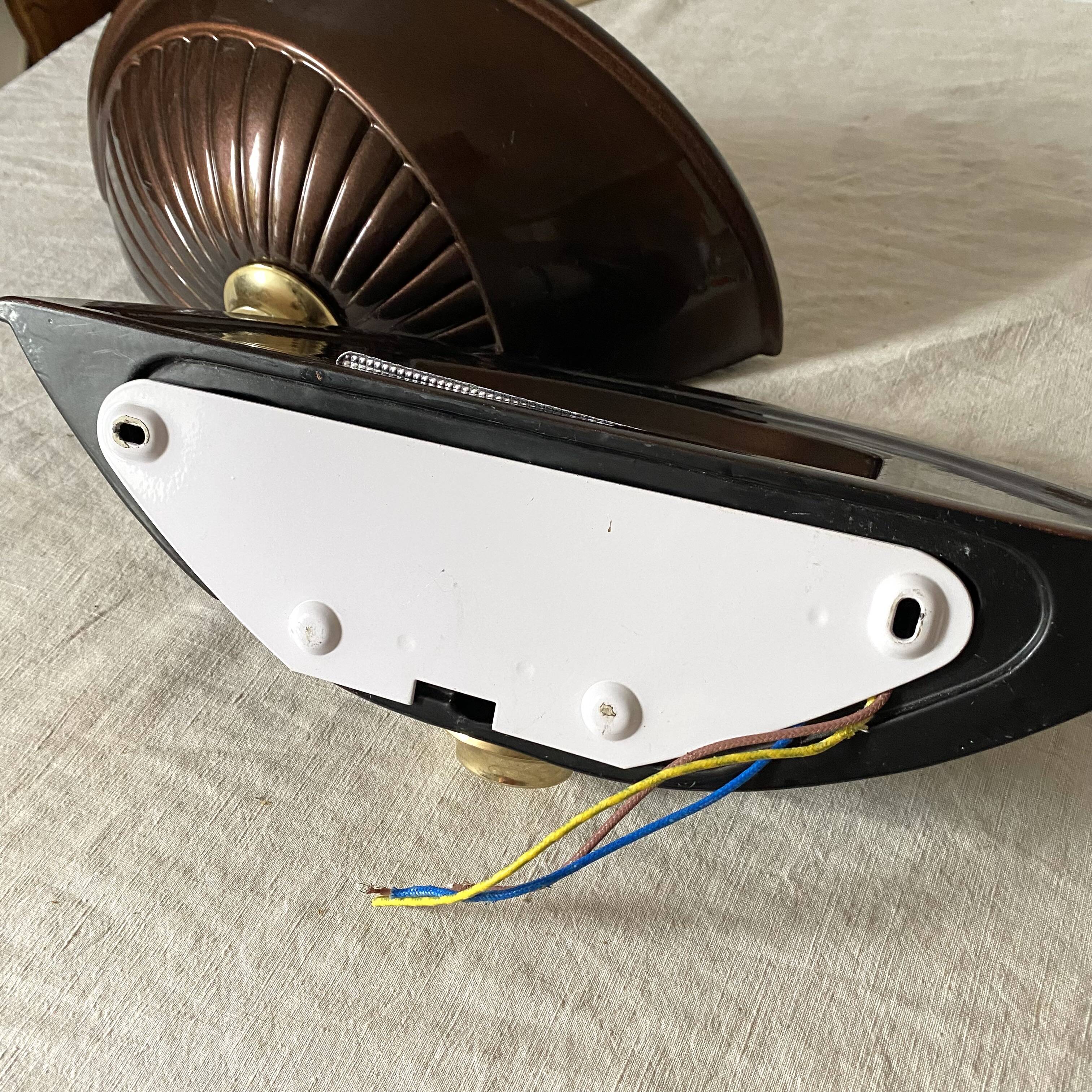 Robert de Schuytener vintage ceramic wall lights