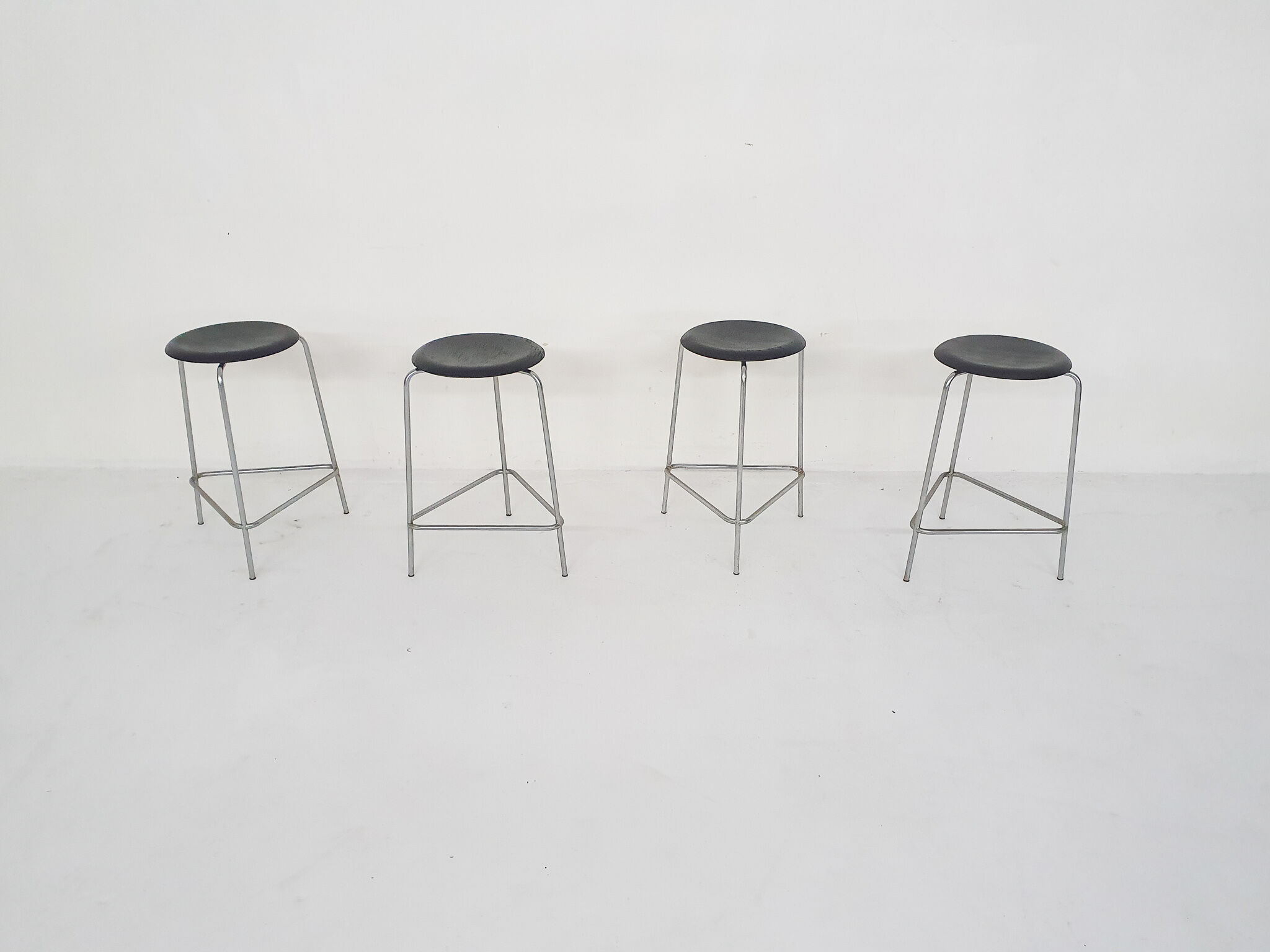Arne Jacobsen for Fritz Hansen "M3170" stools, Denmark, 1967