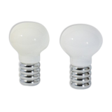Pair of Bulb lamps from Ingo Maurer, Murano