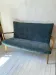 Renovated vintage Scandinavian bench