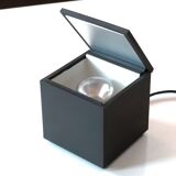 Black lamp Cuboluce Cini & Nils, Made in Italy, 80s