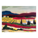 The countryside. original lithograph signed by françois d'arguin (1946)