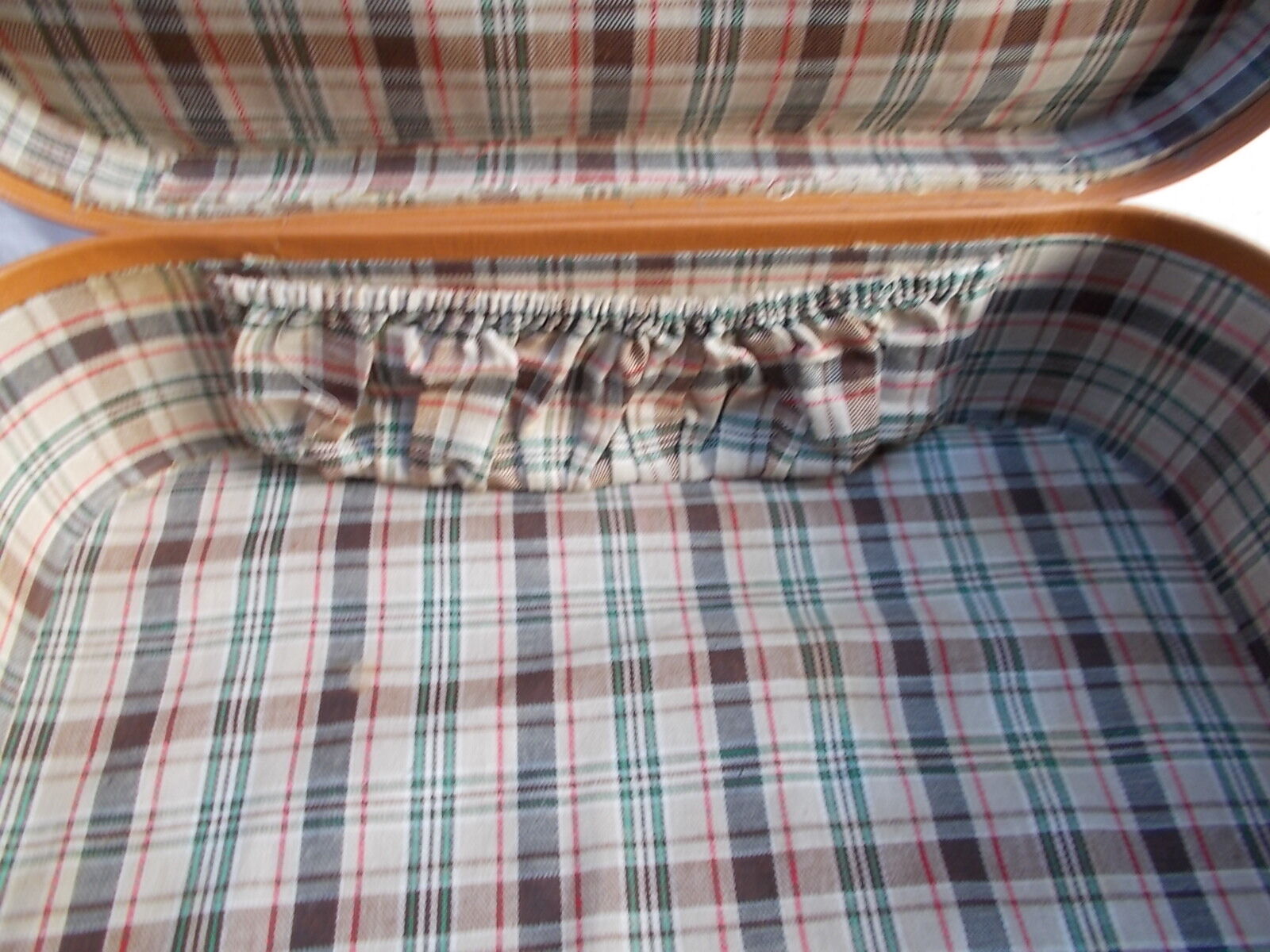Vintage case, Scottish interior fabric