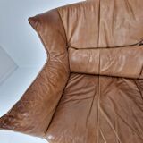 High Back Sofa in Cognac Leather by Gerard Van Den Berg for Montis, 1980s