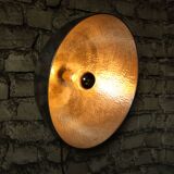 Large Vintage Aluminum Wall Lamp, 70s