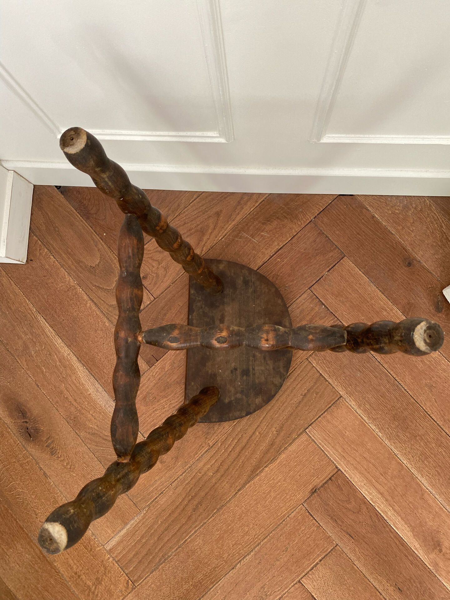 Vintage tripod stool