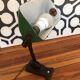 Old lamp type notary lamp Erpe enamelled