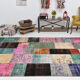 Distressed multicolor turkish rug 299x209 cm