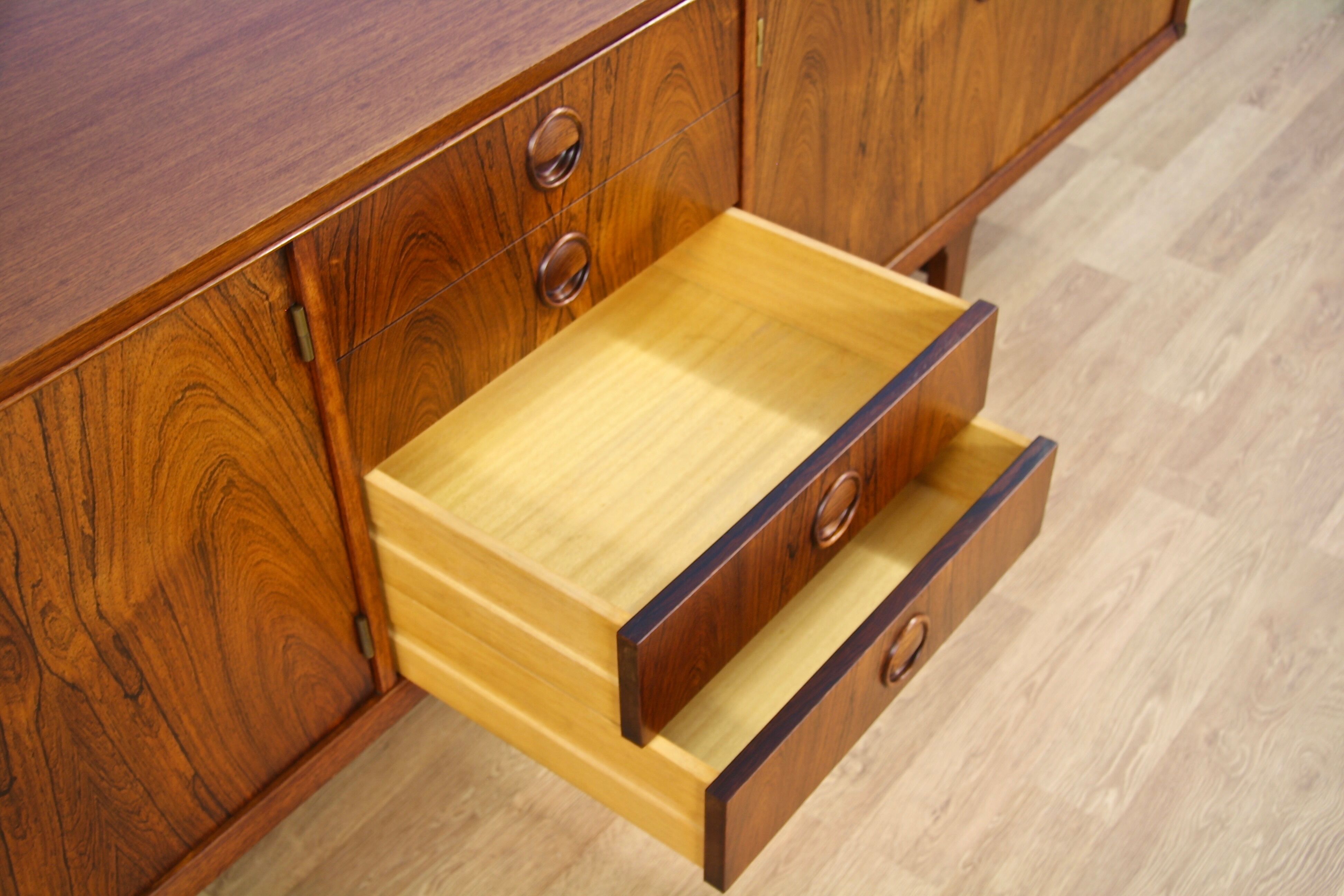 Enfilade XL hollandais en palissandre par William Watting pour Fristho, années 1960