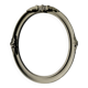 Oval frame in weathered wood