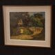 Italian landscape painting in Impressionist style from 20th century