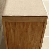 Art Deco 3-drawer wooden chest of drawers - Completely restored and refurbished -