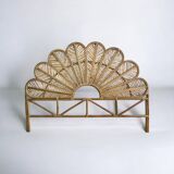 Handmade wicker headboard