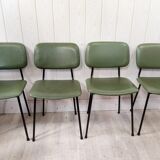 Set of 4 prefacto chairs by simard for airborne