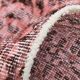 Vintage Pink & Brown Bordered Style Rug, 203x299Cm