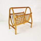 Mid Century Bamboo Newspaper Holder, Germany, 1960s