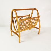 Mid Century Bamboo Newspaper Holder, Germany, 1960s