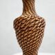 Vintage wicker vase