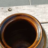 Vase en grès émaillé flammé