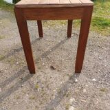 Art deco mahogany and pine table