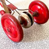 Horse harness and bell, antique wooden toy