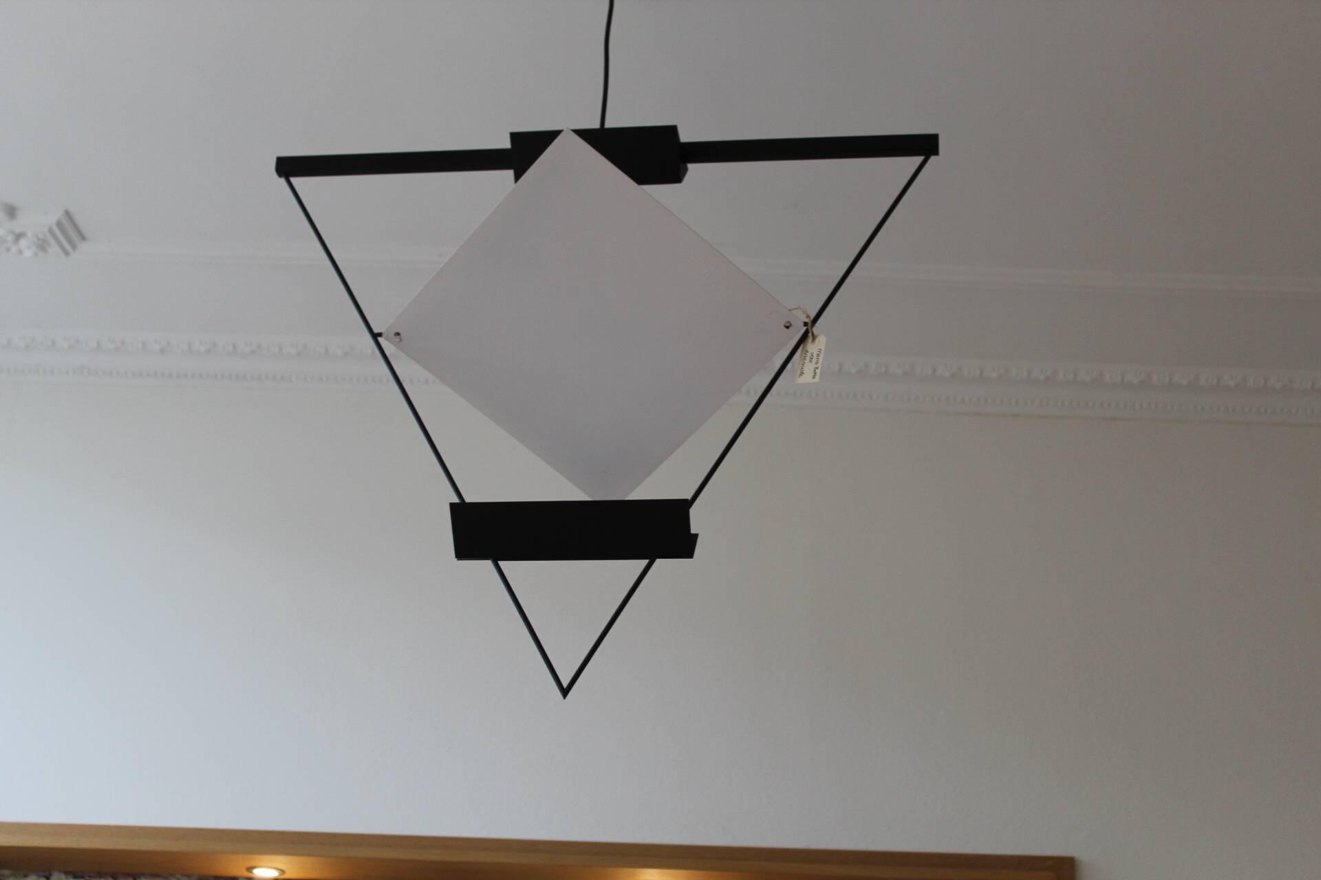 Geometric suspension pendant by Mario Botta for Artemide
