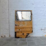 Yellow industrial mirror