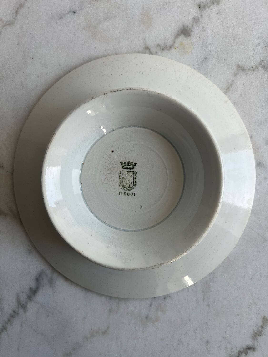 Turgot low iron earthenware compote dish