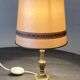 Vintage brass table lamp – 1950s – Rococo style base