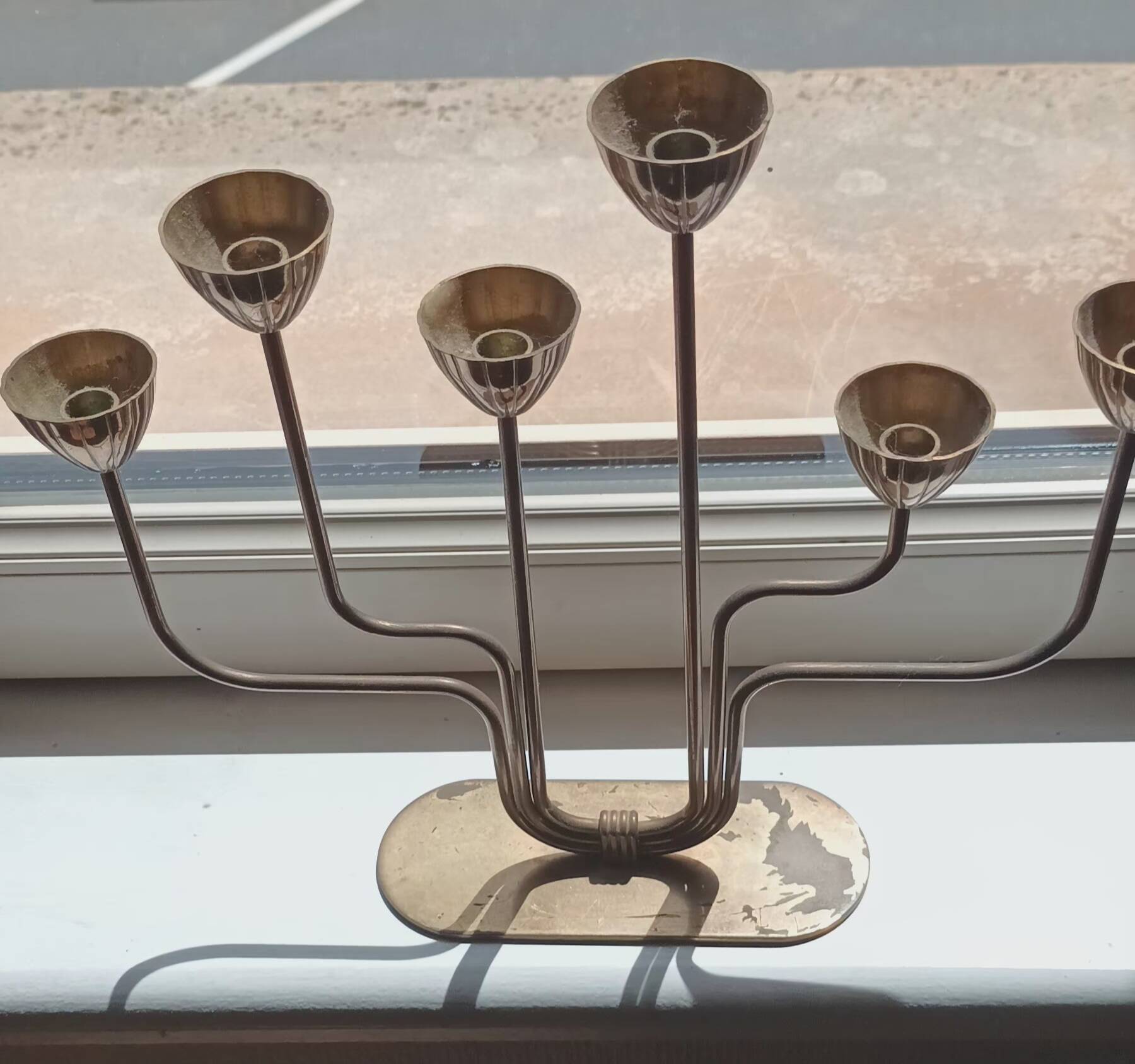 Scandinavian Chandelier Gunnar Ander – Ystad Metall Edition 1960