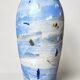Japanese-style stoneware vase