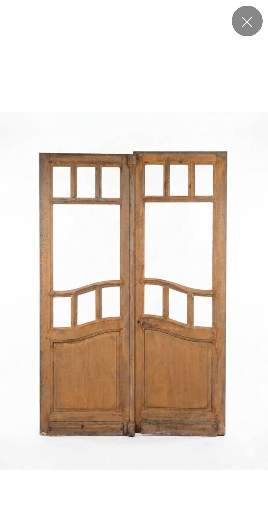 Pair of old Art Nouveau doors