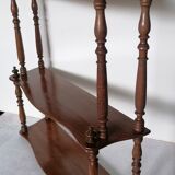 1900s turned wood shelf