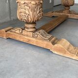 Farmhouse table monastery stripped extendable 300 cm