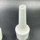 Pair of vintage white ceramic bud vases