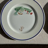 Set of 12 cheese plates France Chavroux 1990s D 21.5