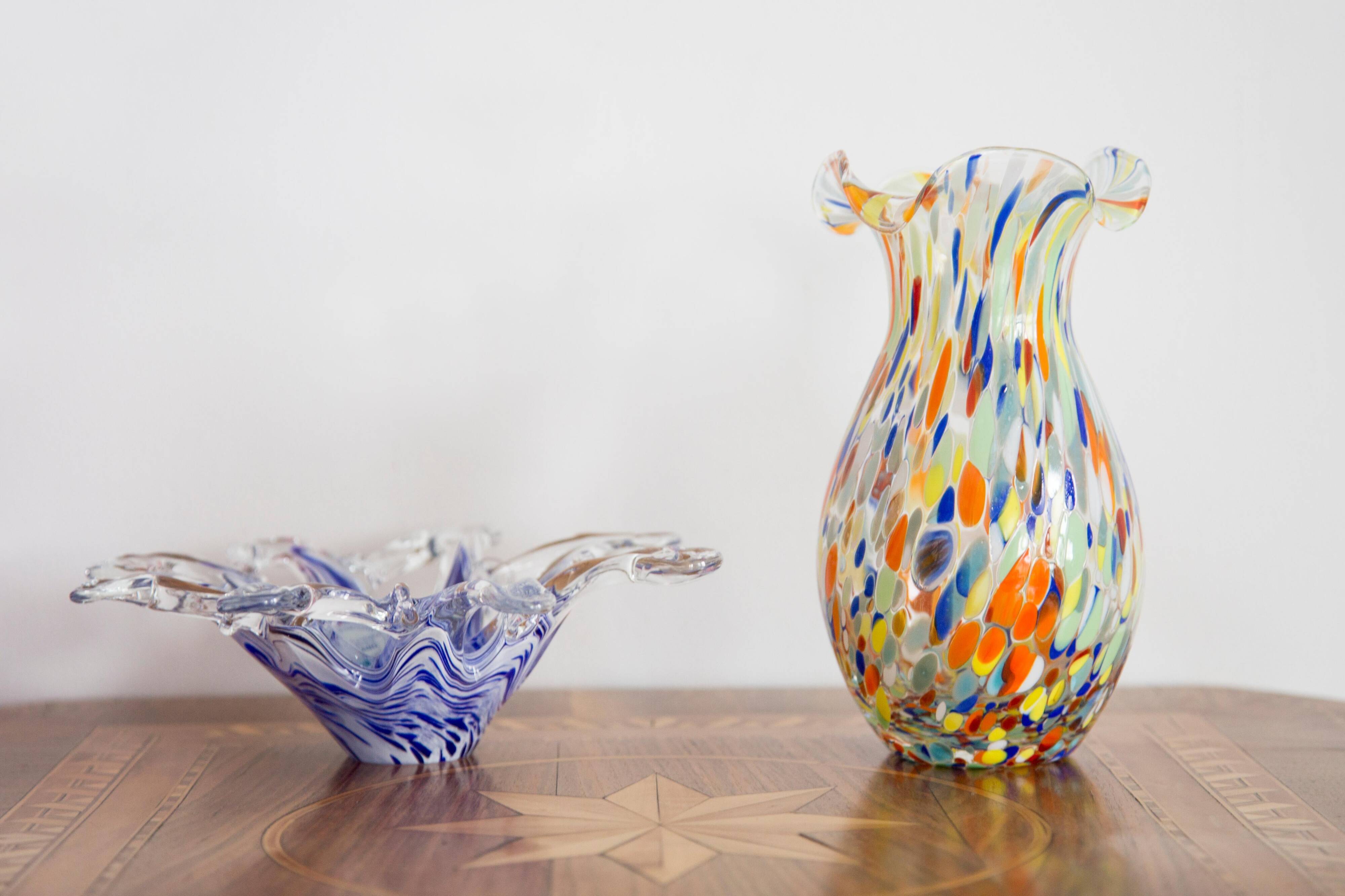 Small Vintage Murano Vase from the Mid-Century, Italy, 1960s
