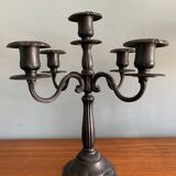 Seletti chandelier in rococo style in black metal