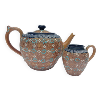 Doulton Slater's Teapot and Creamer