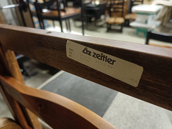 Lot de 8 chaises de salle à manger vintage en bois courbé - 1993